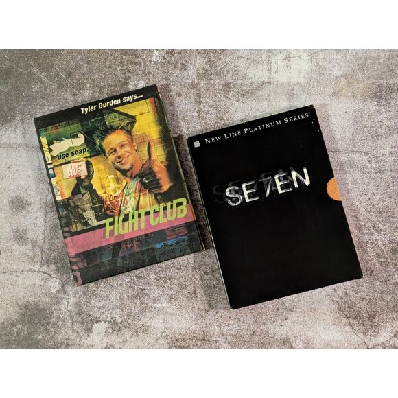David Fincher Thriller Duo: Fight Club & Se7en DVD Bundle - Picture 1 of 7